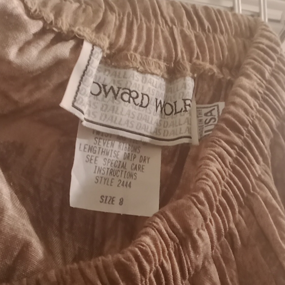 Howard Wolf full Length rayon skirt Size 8 - Picture 4 of 4